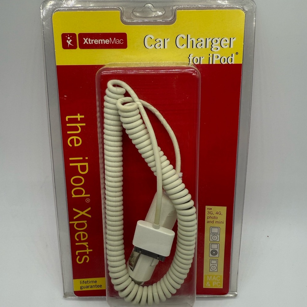 Car Charger for iPod - White